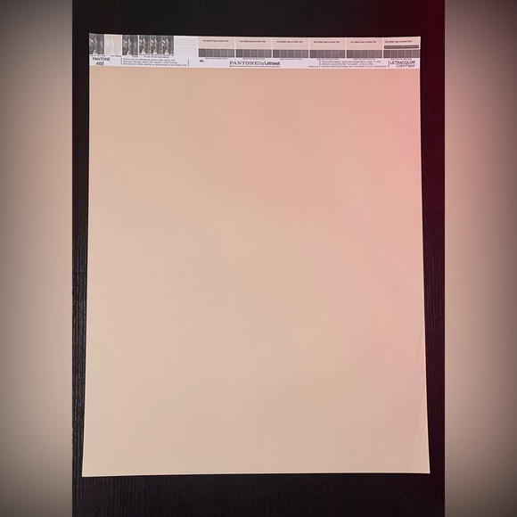 Vintage Pantone by Letraset • Letracolor Color Paper 468 • 26”x20”*RARE*